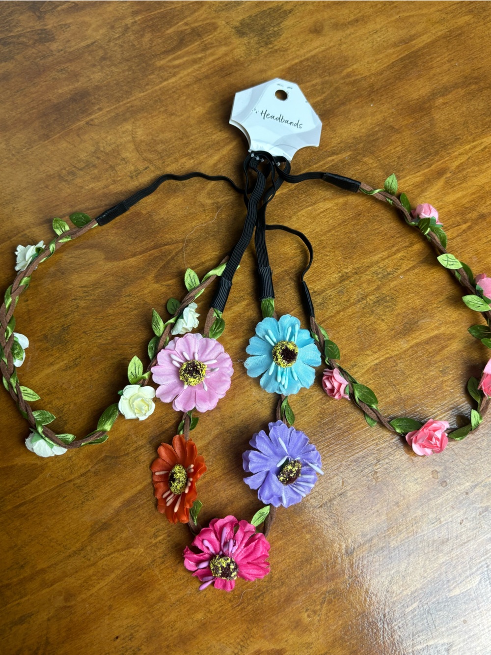 NWT Set of 3 Floral Multi-Color Women’s Headband - Flower Crown Style
